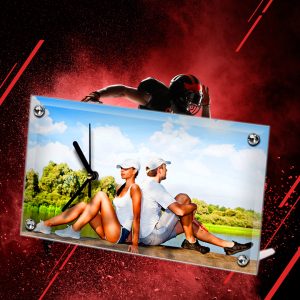 Personalized Glass Clock BL 28